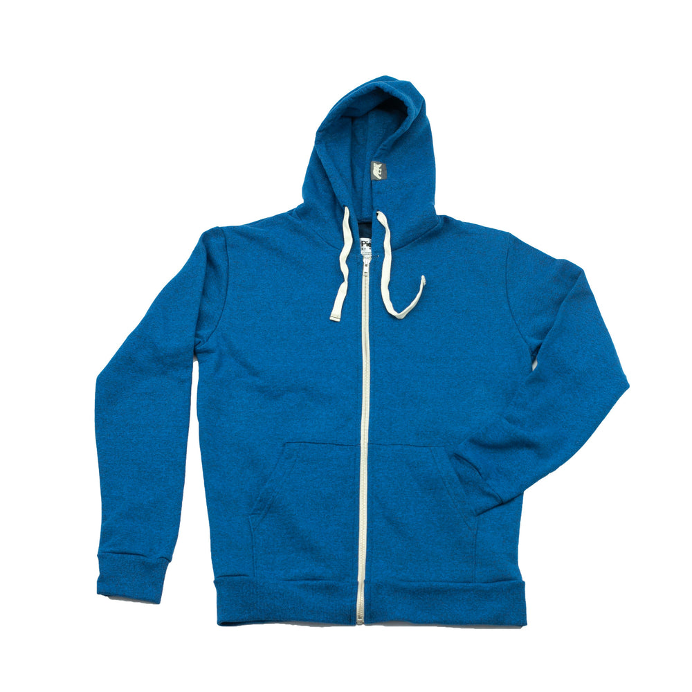 Zip Hoodie (Electric Blue) – PolarPiece | Simply Canadian