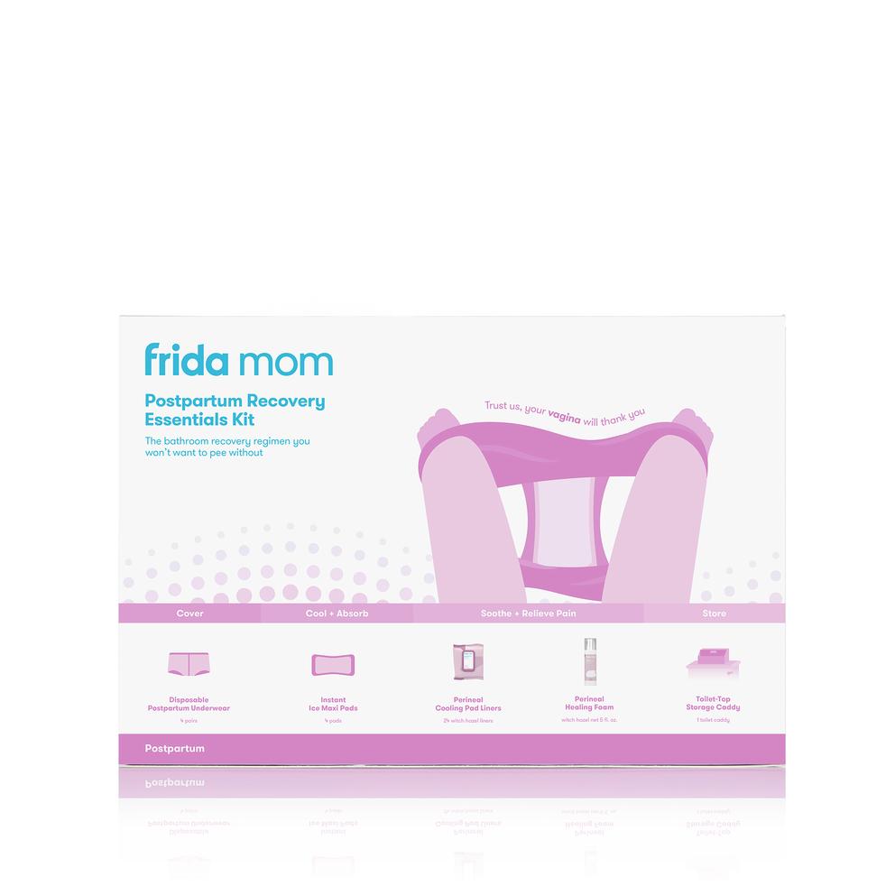  Frida Mom C-Section Recovery Kit for Labor, Delivery, &  Postpartum Socks, Peri Bottle, Disposable Underwear, Abdominal Support  Binder, Shower Wipes, Silicone Scar Patches, Toiletry Bag : Everything Else