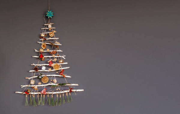 Use Wall Space to Make a Christmas Tree