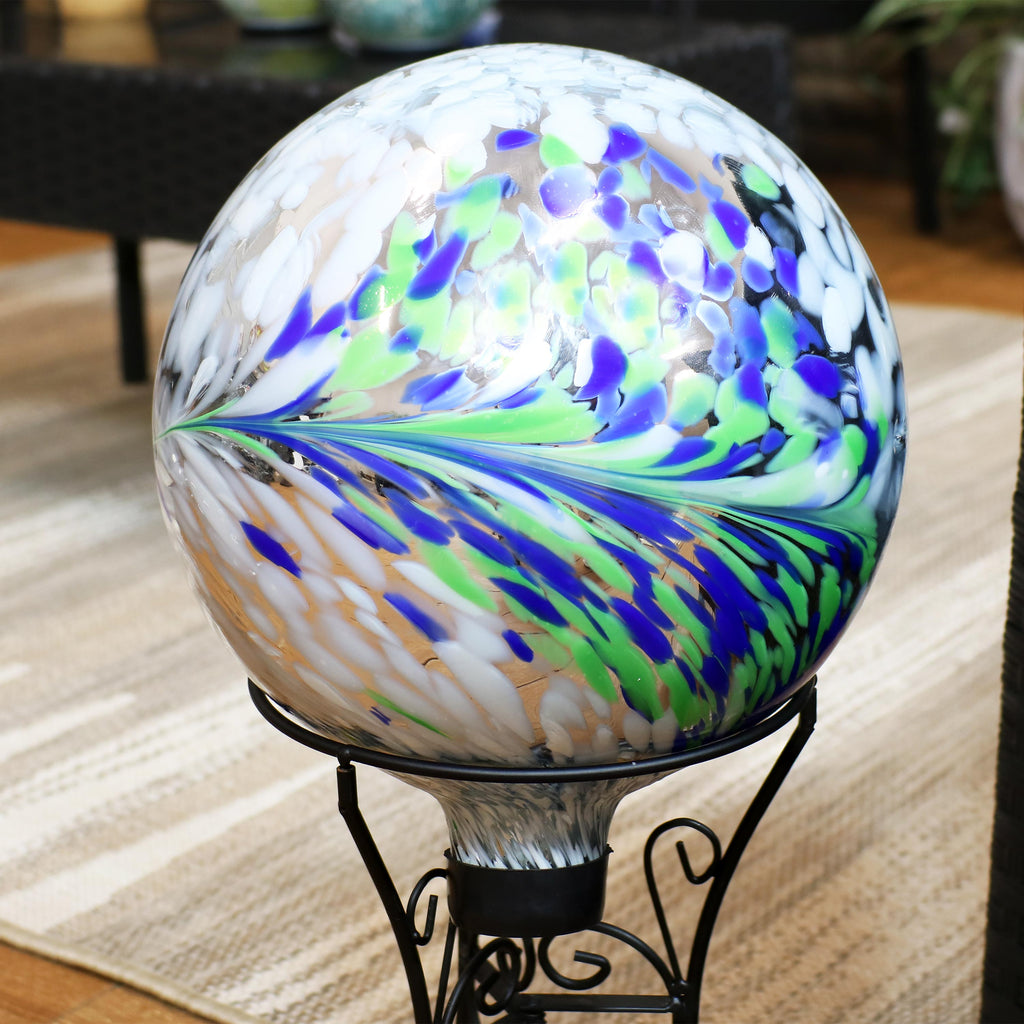 Floral Spring Splash Gazing Globe