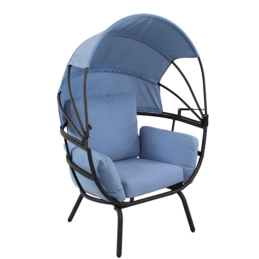 Sunnydaze Danielle Egg Chair Replacement Seat and Headrest Cushions -  Beige, 6 - Kroger