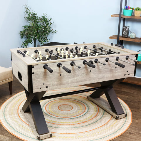 Sunnydaze Decor Freestanding MDF 10-Game Table with Billiards, Foosball,  Hockey, and More in the Multi-Game Tables department at