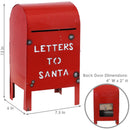Sunnydaze Letters to Santa Indoor/Outdoor Mailbox Decor - 13-Inch