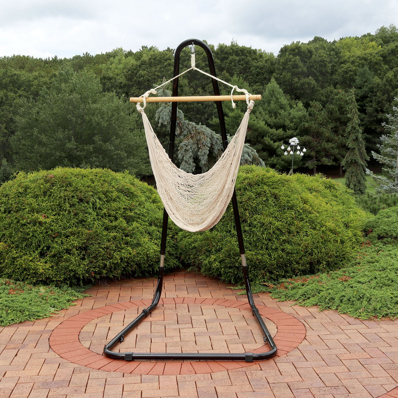 sunnydaze adjustable hammock chair stand