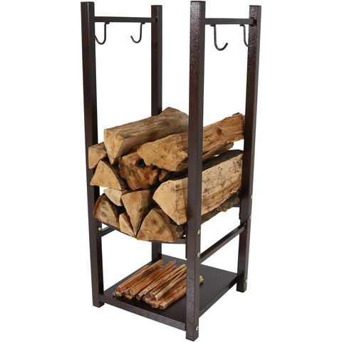 4FT Firewood Rack Outdoor Firewood Storage Rack Guatemala