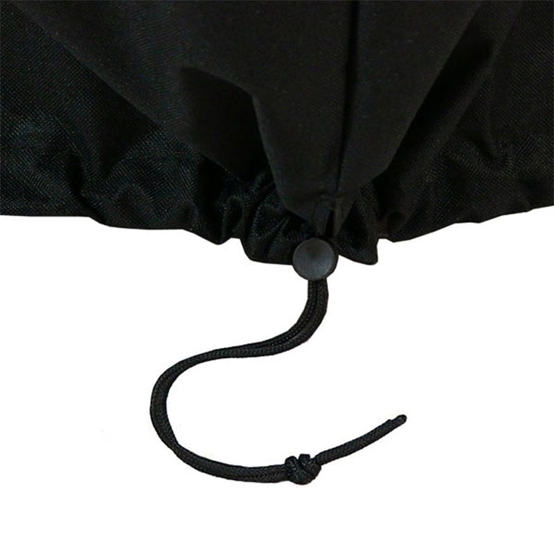 Sunnydaze Heavy-Duty Round Fire Pit Cover with Drawstring & Toggle Closure