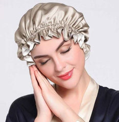 Lady with a silk hair cap