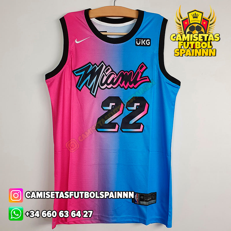 Camiseta Jimmy Butler 22 Miami Heat 20-21 City Edition - Camisetas Futbol Spainnn