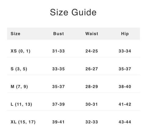 Size Guide – Giddy Up Jo