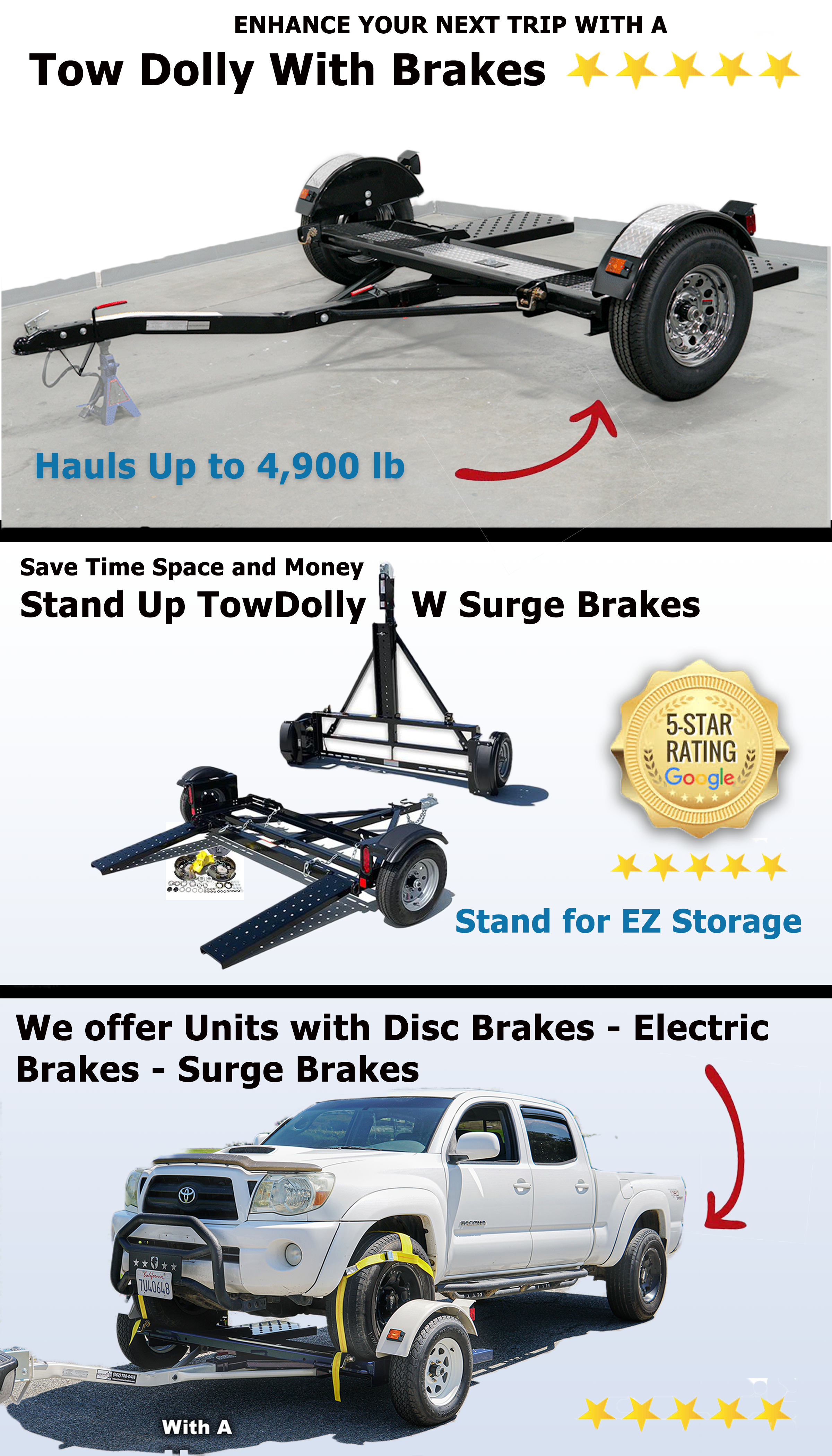 car tow dolly with brakes dolly with brakes cartowdolly.com stand up tow dolly master tow dolly