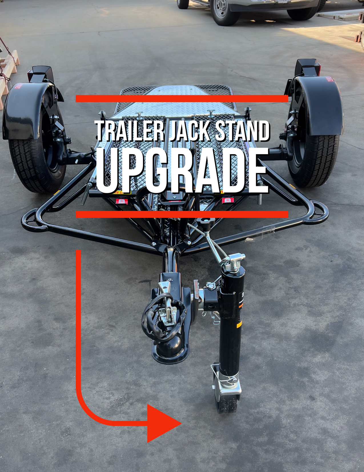 Motorcycle Trailer Jack Stand