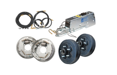 Surge brake kit for car tow dolly