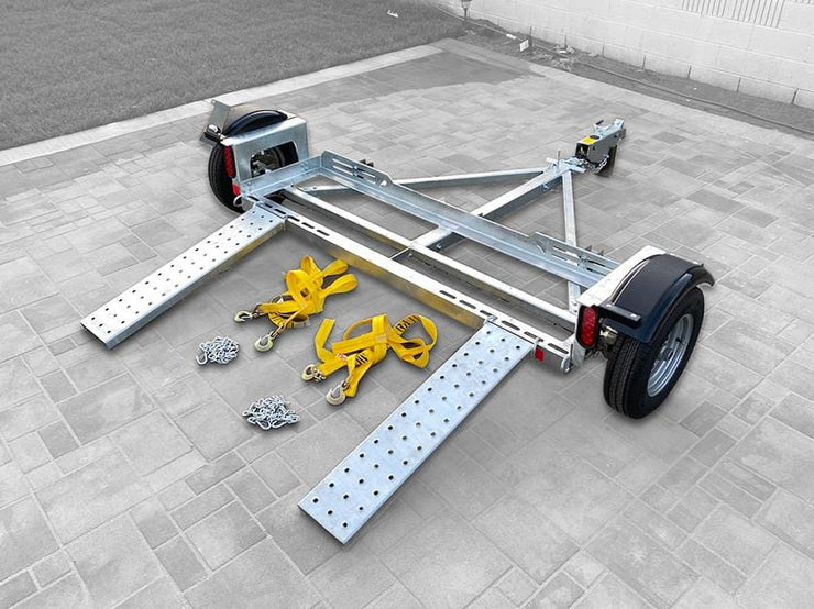 Galvanized Stand Up Tow Dolly – Tow Smart Trailers