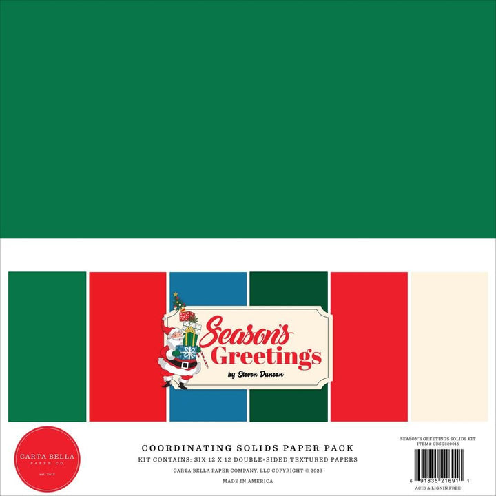 Carta Bella Season's Greetings 12 x 12 Collection Kit cbsg329016 – Simon  Says Stamp