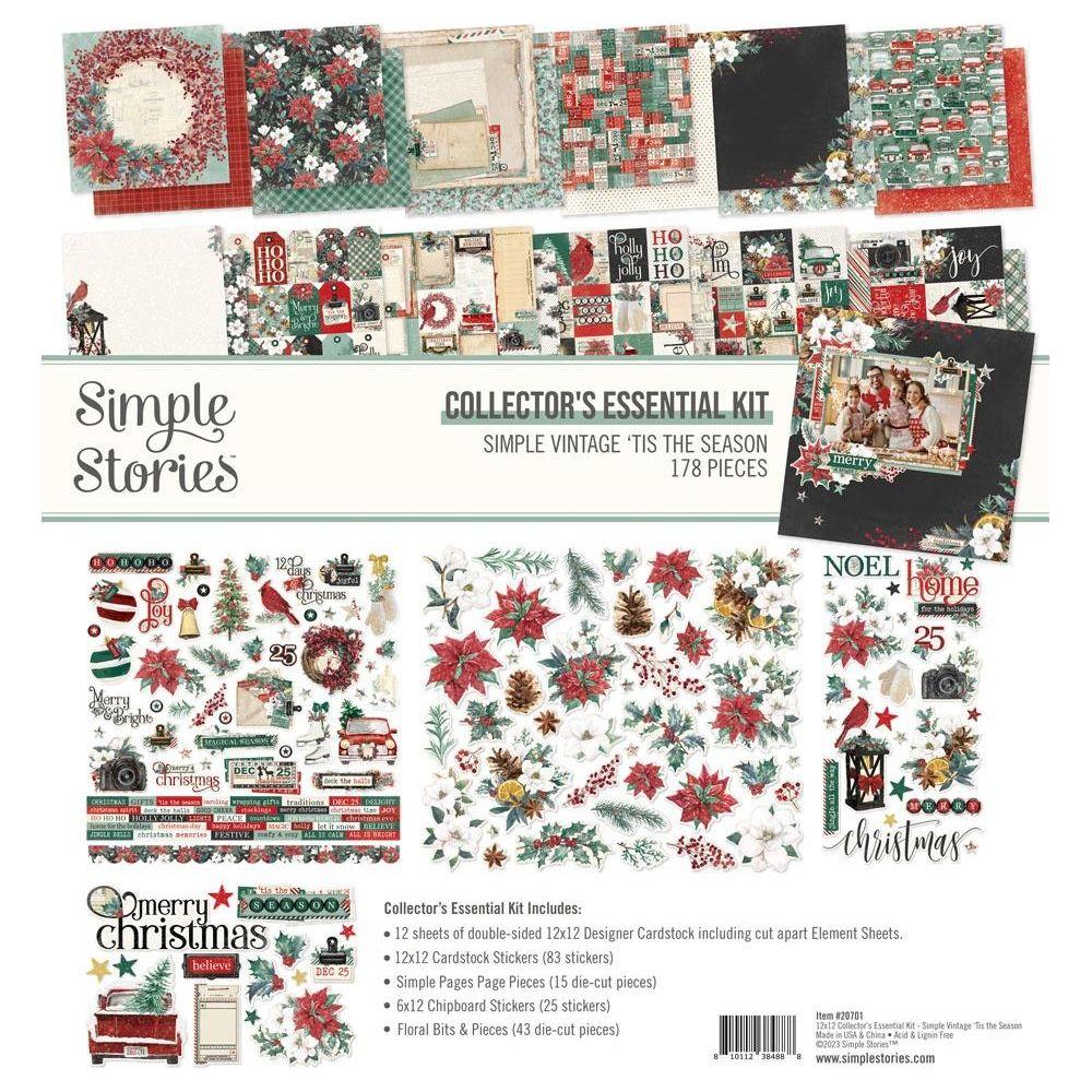 SIMPLE STORIES Winter Wonder 12x12 Paper: Snuggle Up - Scrapbook Generation