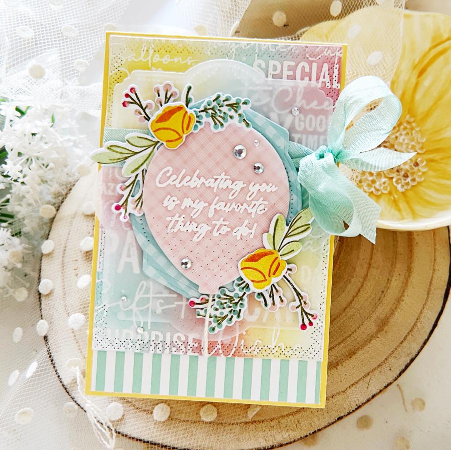 STP-119 Spellbinders Awesome Birthday Clear Stamps