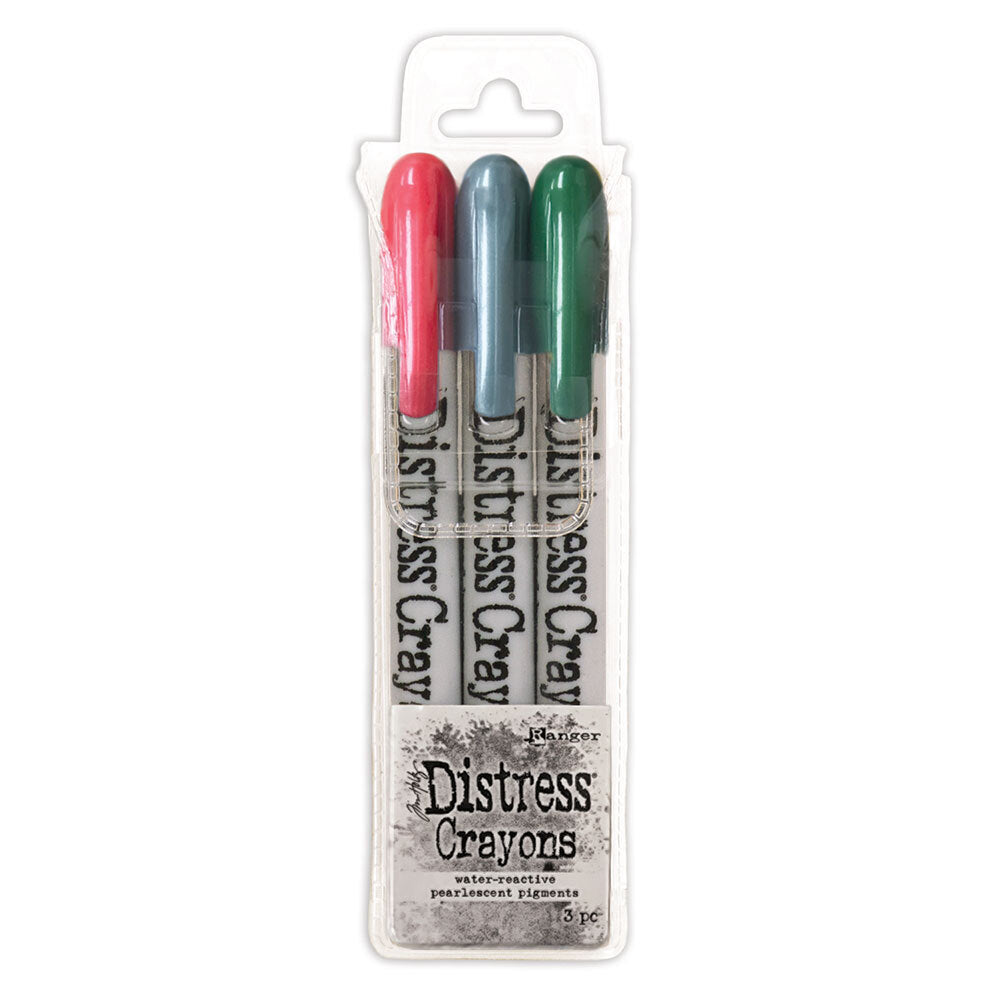*Ranger Tim Holtz Distress Pearl Mica Crayons Set tsck78258