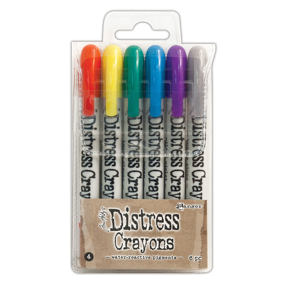 Tim Holtz Pearlescent Distress Crayons: Holiday, Set #5 (TSCK84389)