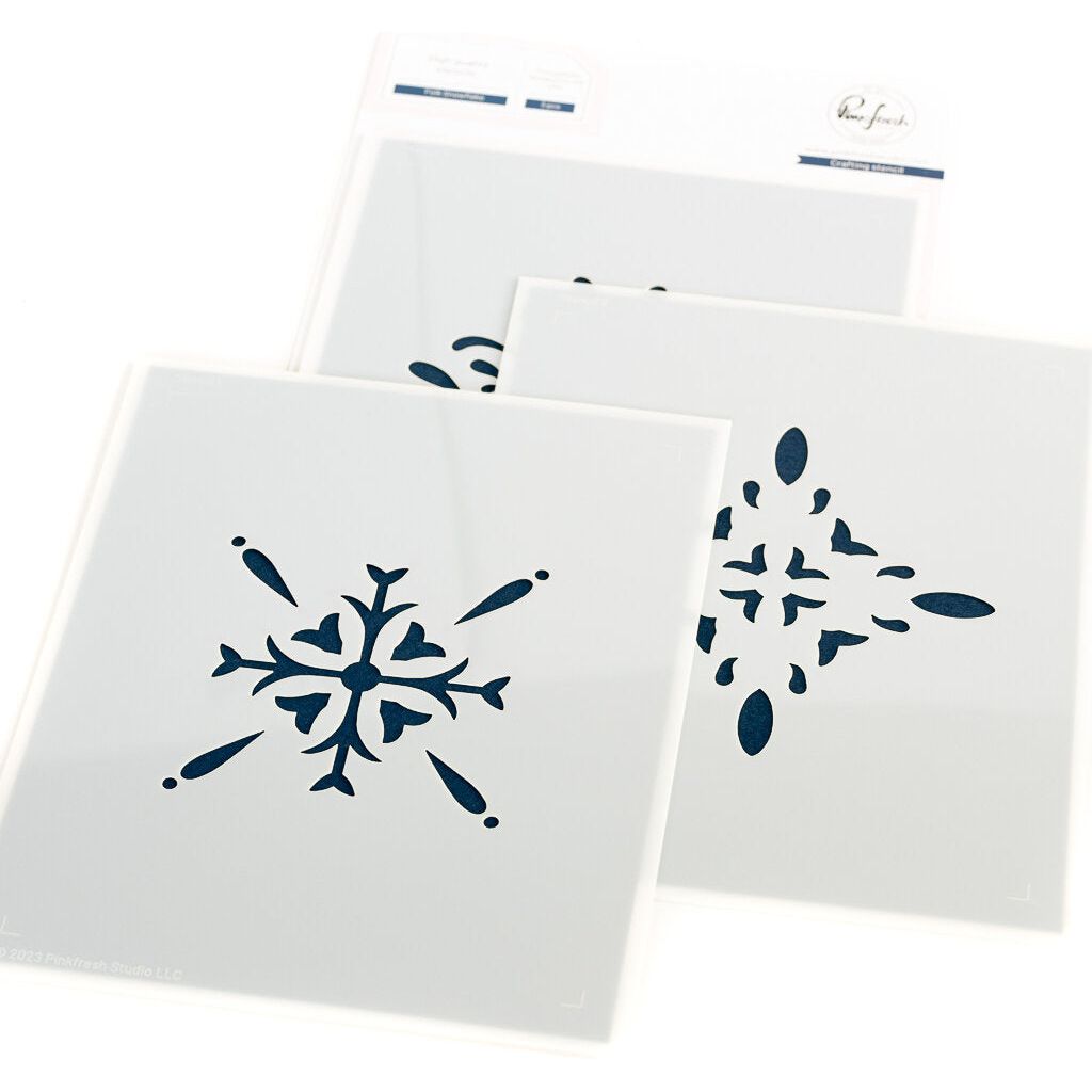 Sweet 'N Sassy Large Snowflake Background Clear Stamp sns-23-032