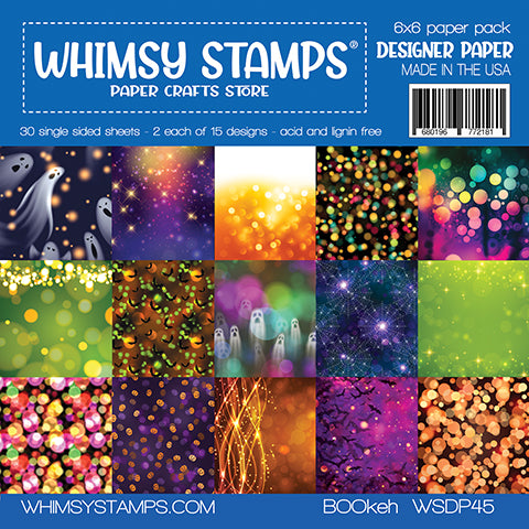 Memory Box OCEAN BLUE 6x6 Paper Pack sp1005 – Simon Says Stamp