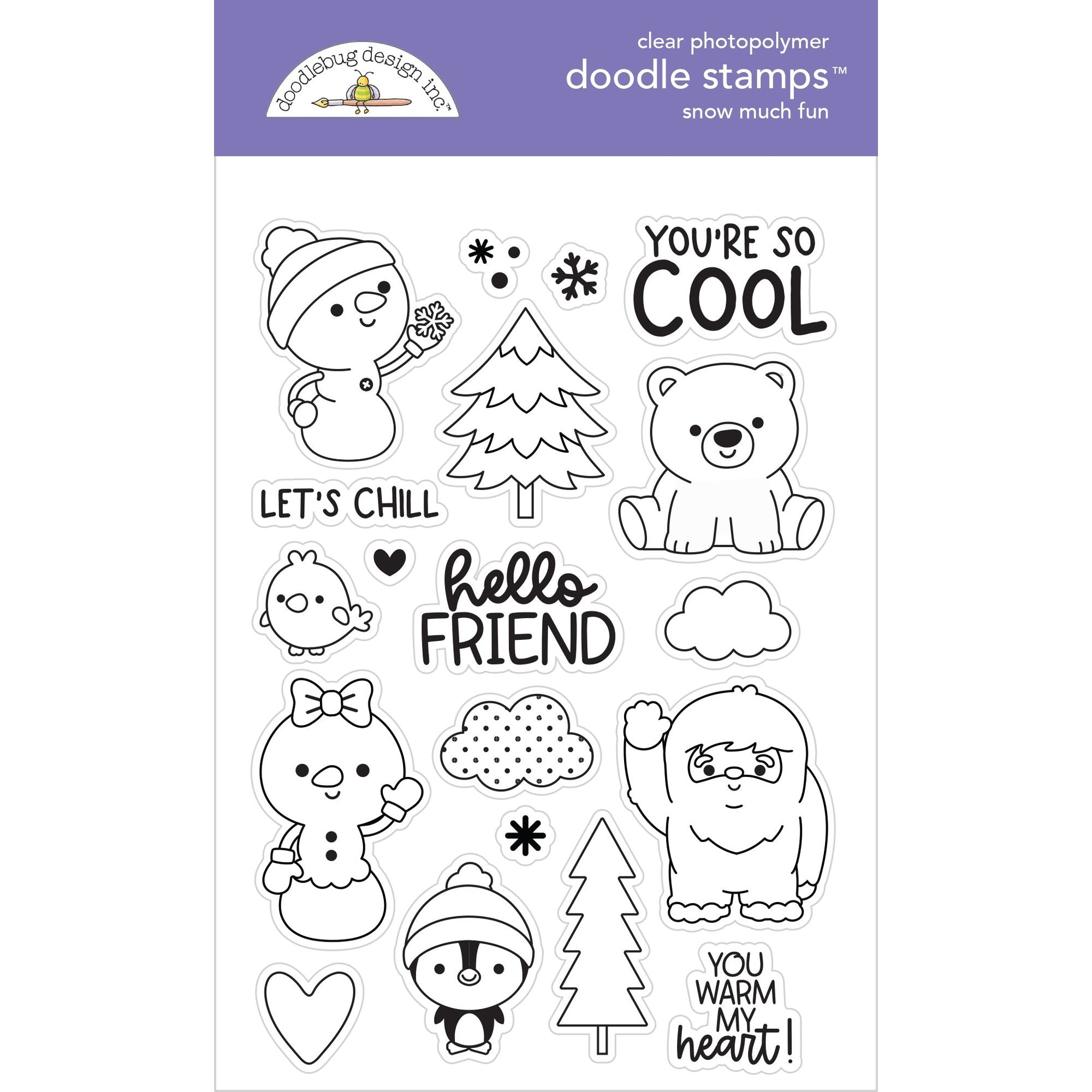 Color Outside the Lines - Clear Stamp of the Month