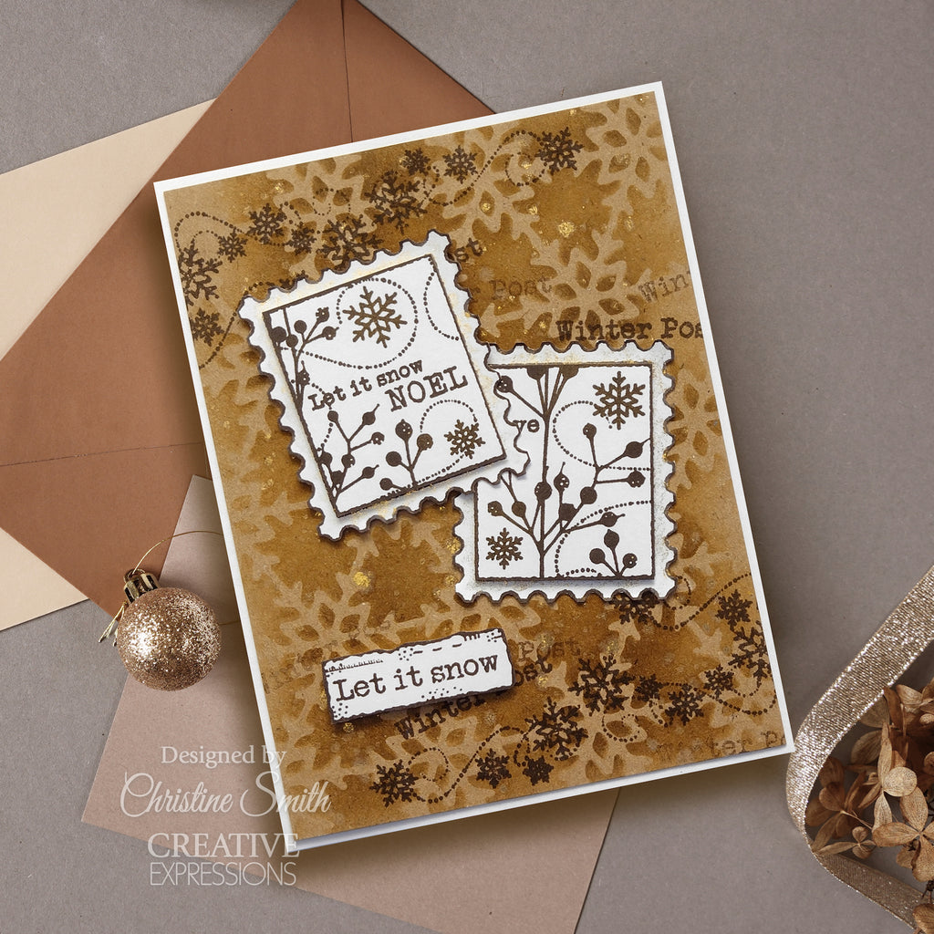 Enveloppe à motif de Noël Christmas Timber - DL - Carterie créative -  Creavea