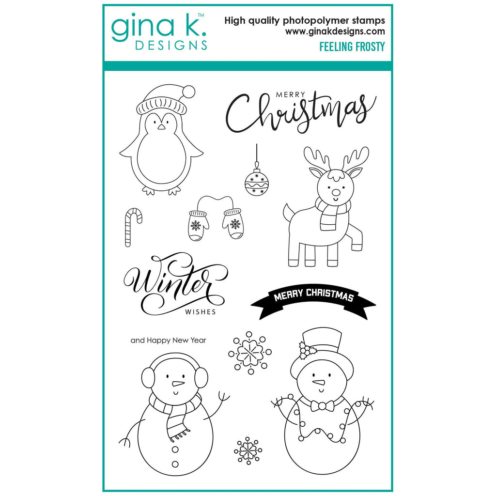 Gina K Designs Heartfelt Snowflake Layering Stencils Gkdst59