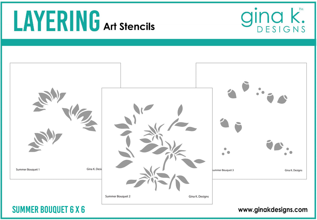 Gina K. Designs - Stencils - Swirled Sun – ScrapbookPal