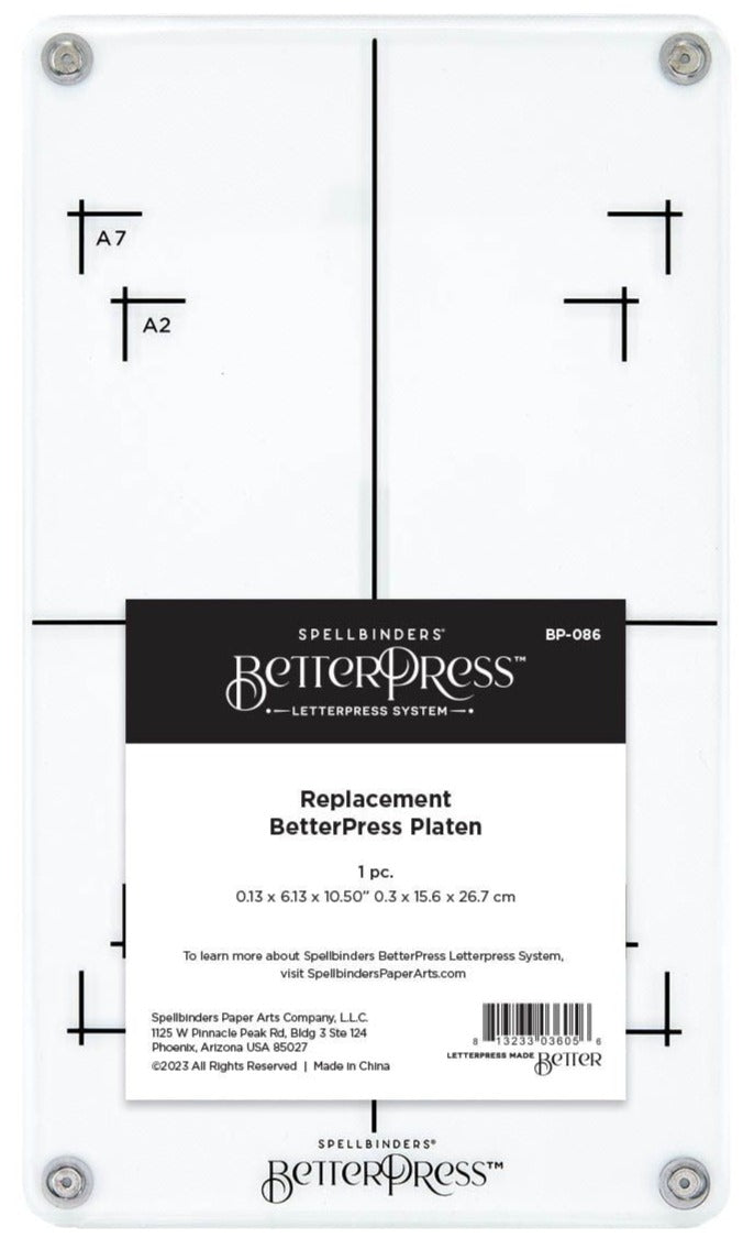 Spellbinders - BetterPress Black Reinker - 813233034038