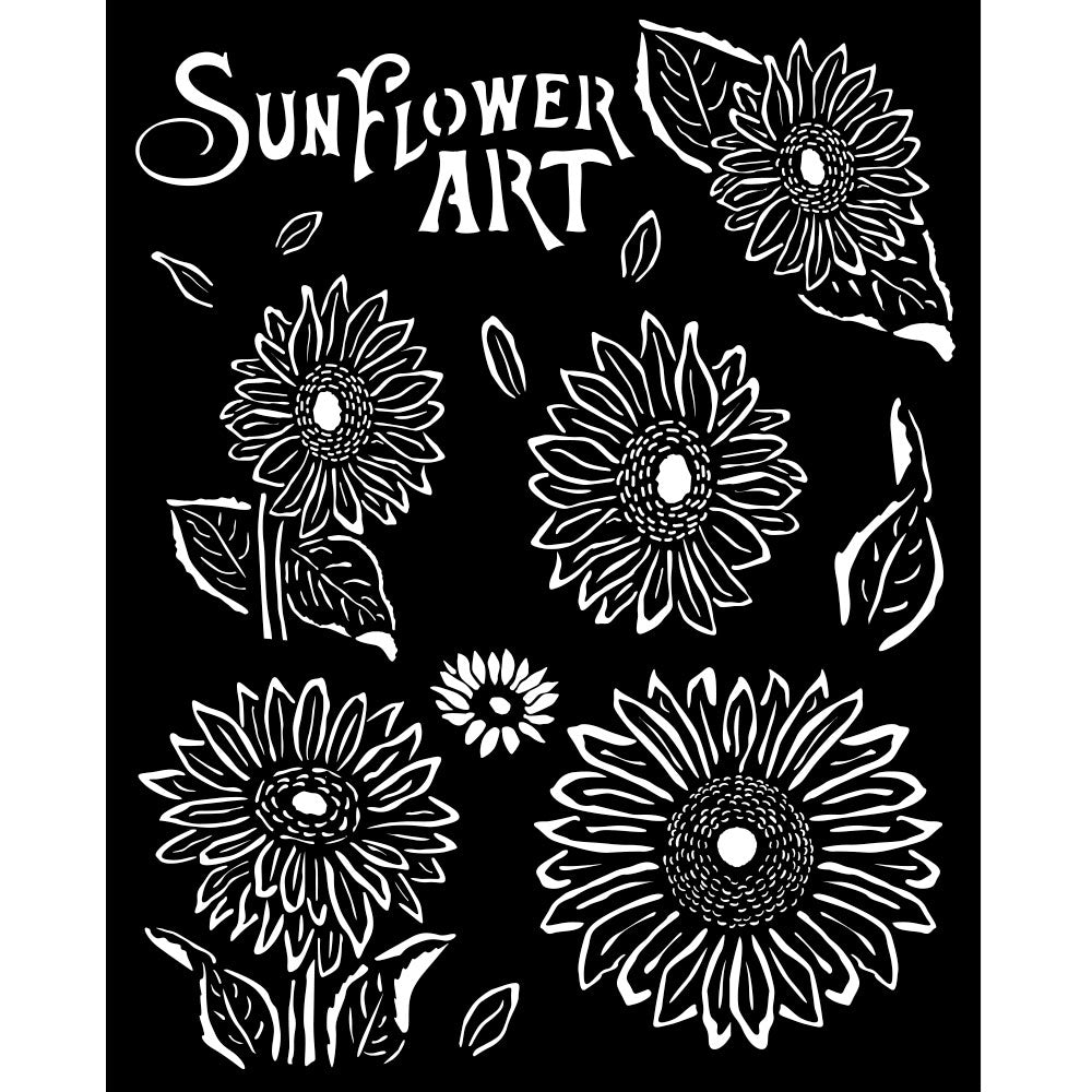 Gina K. Designs - Stencils - Swirled Sun – ScrapbookPal