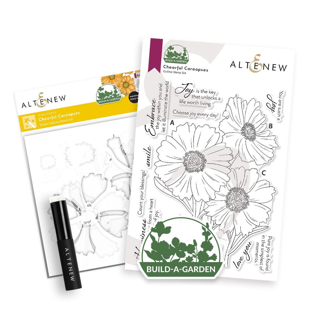 Altenew Paint-A-Flower: Wood Anemone Outline Stamp Set