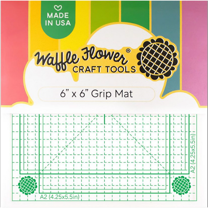 Waffle Flower 4.75 x 6 Grip Mat - {creative chick}