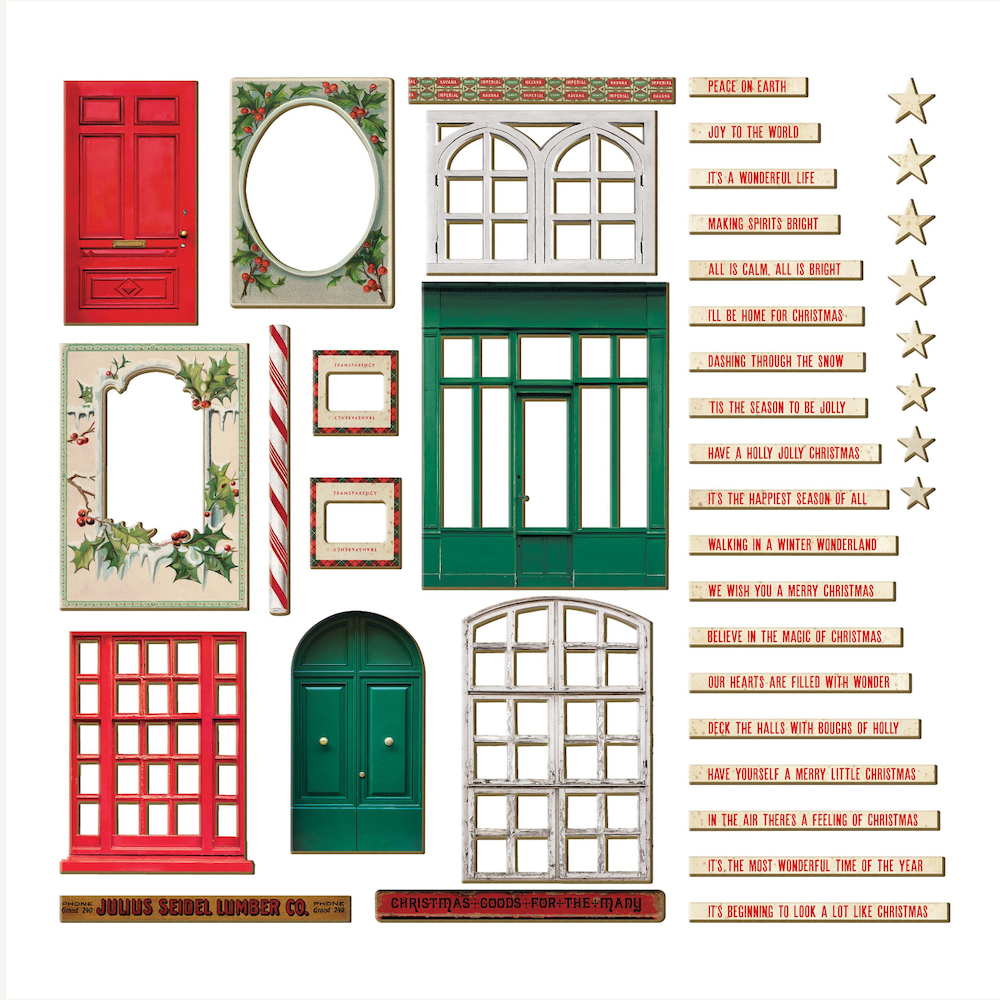 Tim Holtz Idea-ology Paper Dolls Christmas TH94090