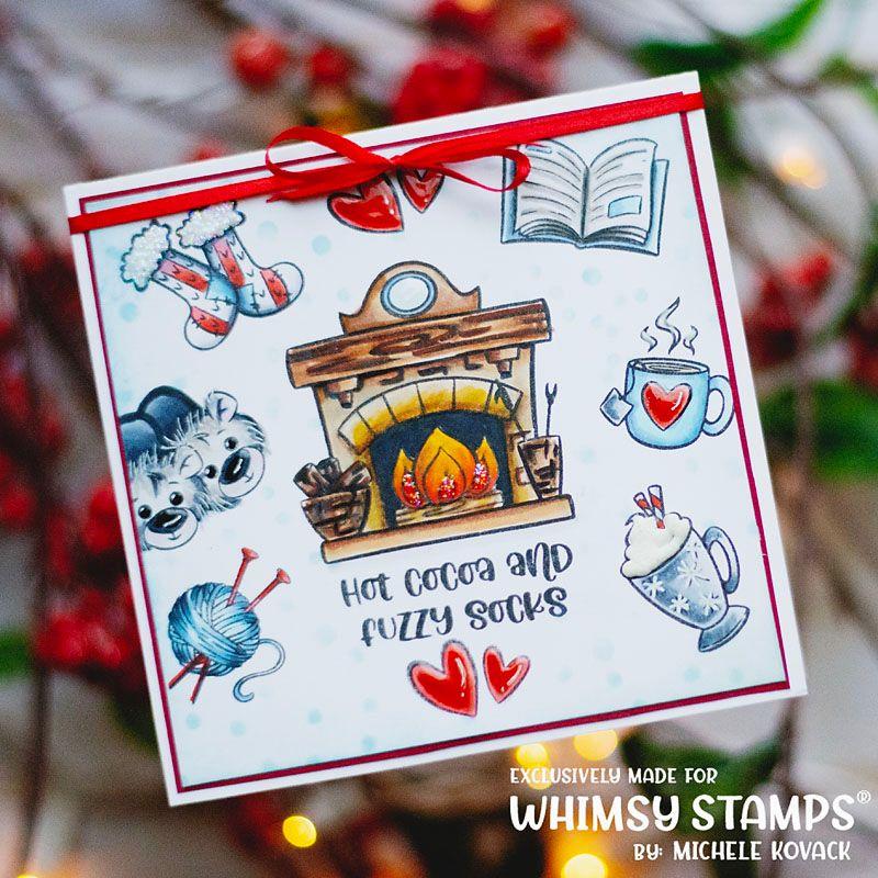 Whimsy Stamps Gnome for The Holidays Clear Stamps C1366