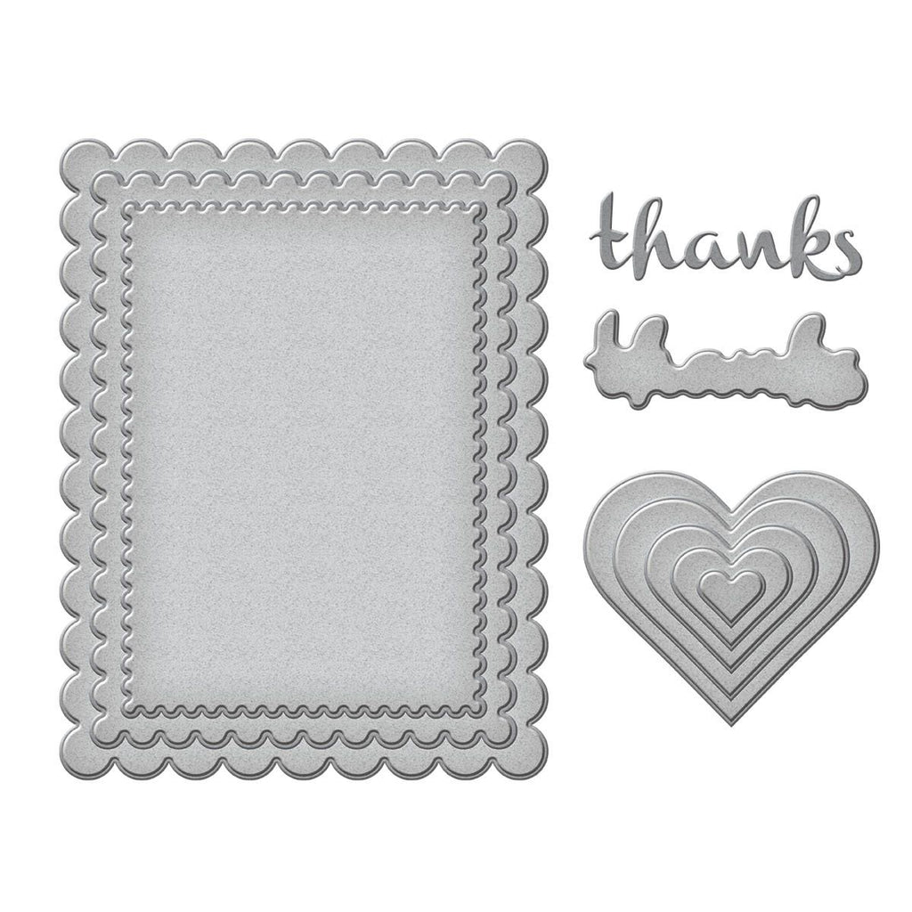 sds-188 Spellbinders Garden Party Clear Stamp and Die Set – Simon