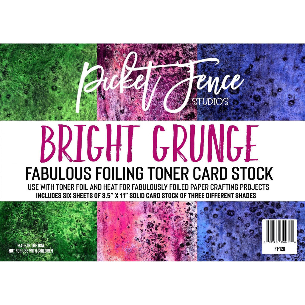 Picket Fence Studios Fabulous Foiling Toner Cardstock - Hues of a Rainbow -  602309348397