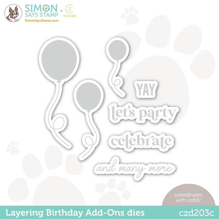 CZ Design Clear Stamps Big Old Birthday cz278c Be Creative