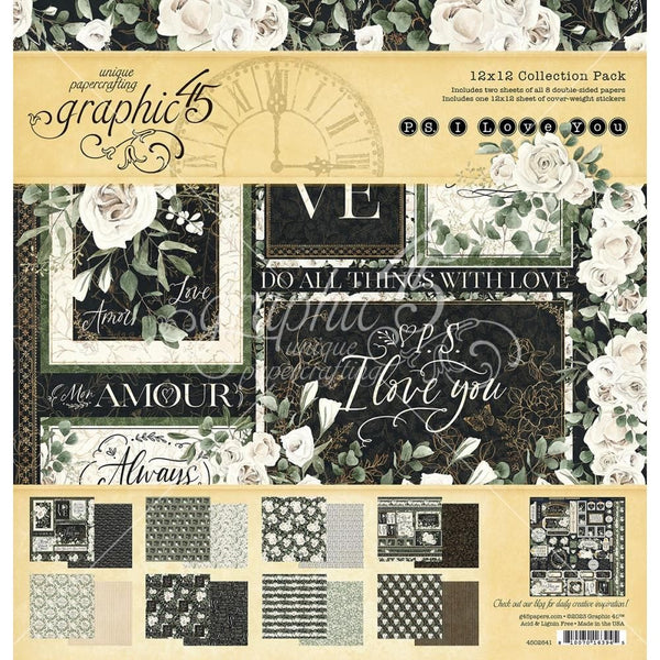 Graphic 45 Wild And Free - Collector's Master Pack with 12x12 Collection  Pack, 12x12 Patterns & Solids, 8x8 Paper Pad, Ephemera, Journaling Cards 