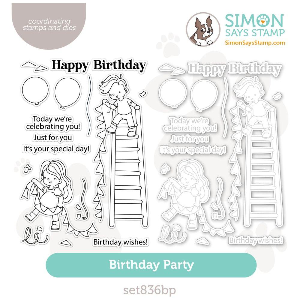 Simon Says Stamps and Dies Birthday Party set836bp Stamptember - Simon Says Stamp product image