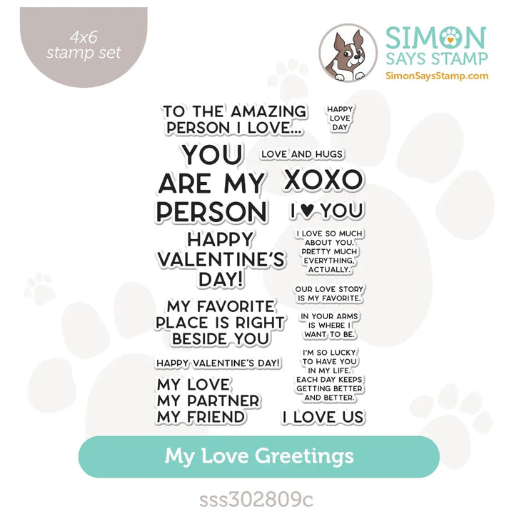 Simon Says Clear Stamps Printmaking Hearts 2023msc Sweetheart