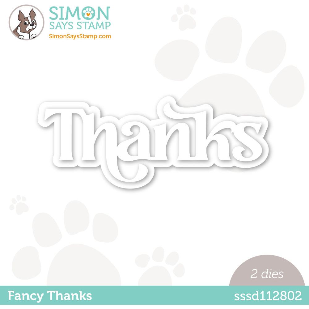 Simon Says Stamp Fancy Thanks Die Set