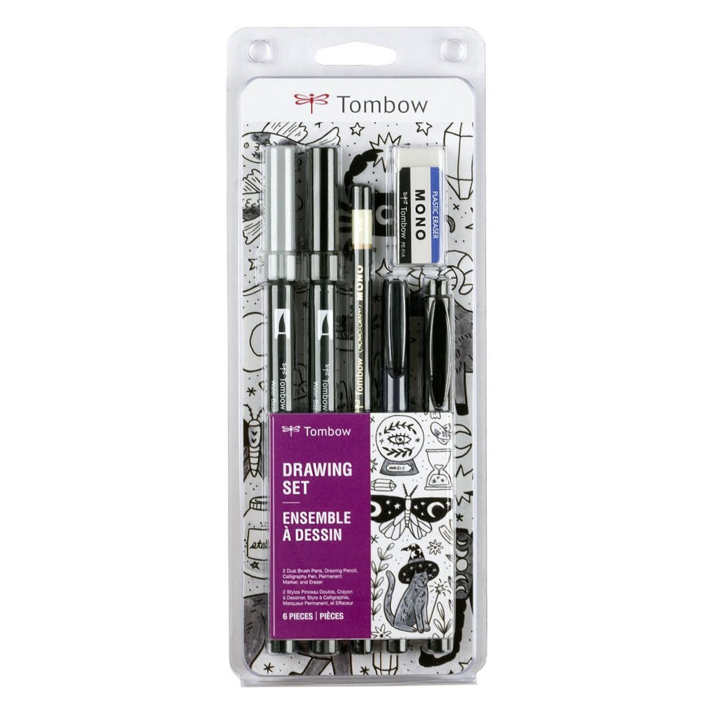 Tombow TwinTone Marker Set, 6-Pack Pastel