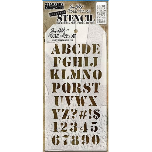 Tim Holtz Layered Stencil 4.125X8.5-Dotted - 752830096363