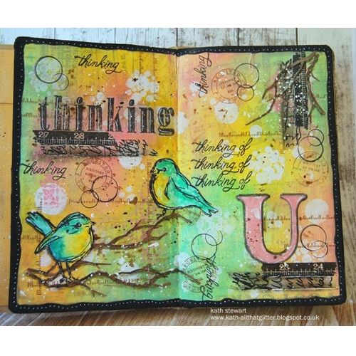 Ranger Dylusions 8x8 CREATIVE JOURNAL Dyan Reaveley DYJ38429 – Simon Says  Stamp