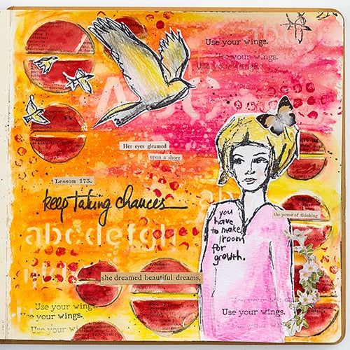 dylusions creative journal Archives - Peony and Parakeet