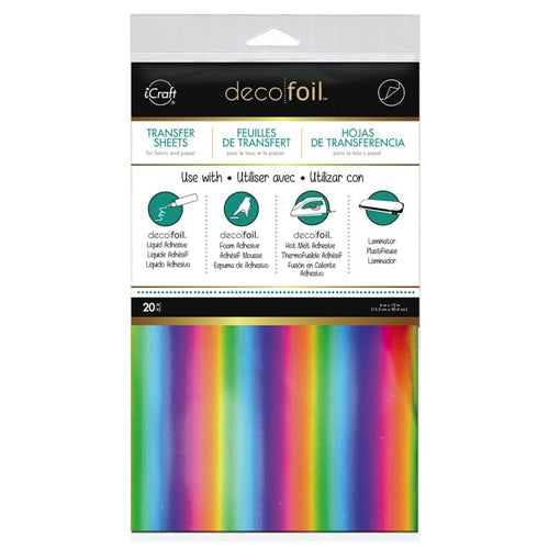 Multicolor Foil Transfer Sheets by Recollections™, 5.5 x 5.5