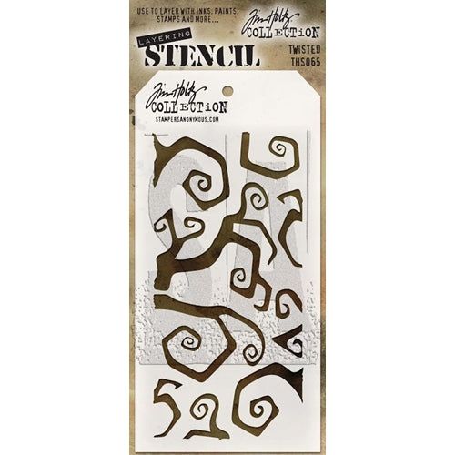 Tim Holtz Layering Stencil - Peekaboo THS169