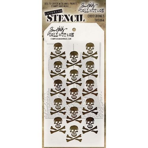 Stampers Anonymous - Halloween - Tim Holtz - Layering Stencil - Thorned