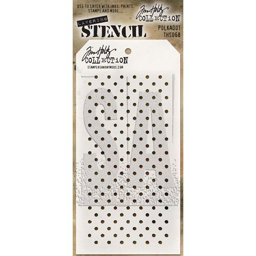 Tim Holtz Clear Stamps and Stencil HIPSTER BUNNY THMM164 – Simon