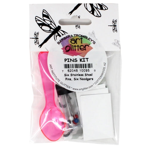 Art Glitter TOOLS KIT Metal Tip, Pin, Cloth, Spoon & 50 Noodgers Glitter  Glue